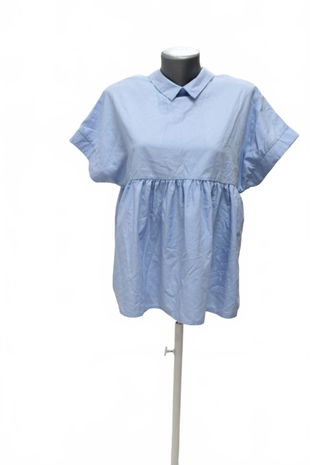 Dámske tričko Fisherfield bez potlače, farba modrá, veľkosť M