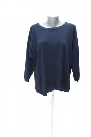 Dámský svetr Laura Torelli, barva modrá, velikost 46