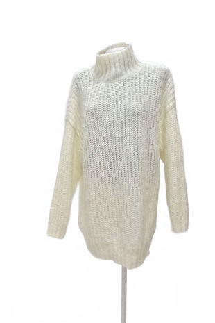 Dámsky sveter Bpc Bonprix Collection, farba biela, veľkosť L