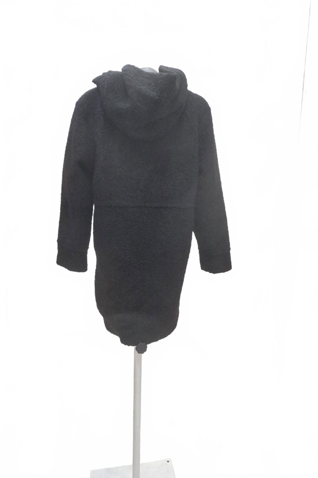 Dámsky kabát Made In Italy, farba čierna, veľkosť L