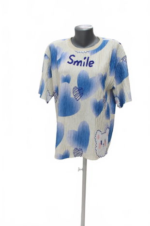 Dámske tričko Genesis bez potlače, farba vzorovaná, veľkosť L