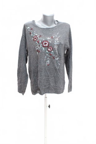 Dámsky sveter Canda, farba sivá, veľkosť L