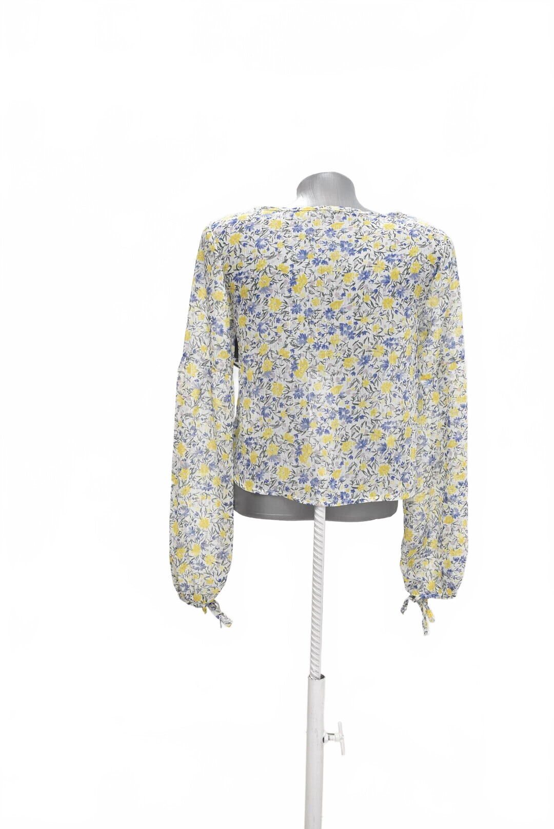 Dámske tričko Sinsay bez potlače, farba kvetovaná, veľkosť XS