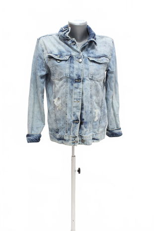 Dievčenská bunda F&F, farba denim, veľkosť 13-14 r