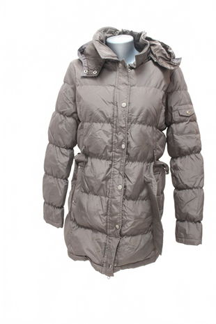 Dámska zimná bunda Zara, farba hnedá, veľkosť M