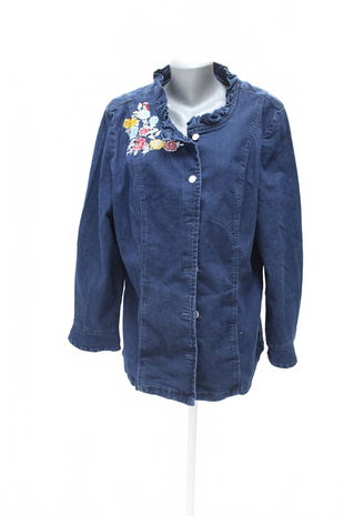 Dámská bunda Genesis, barva denim, velikost 48