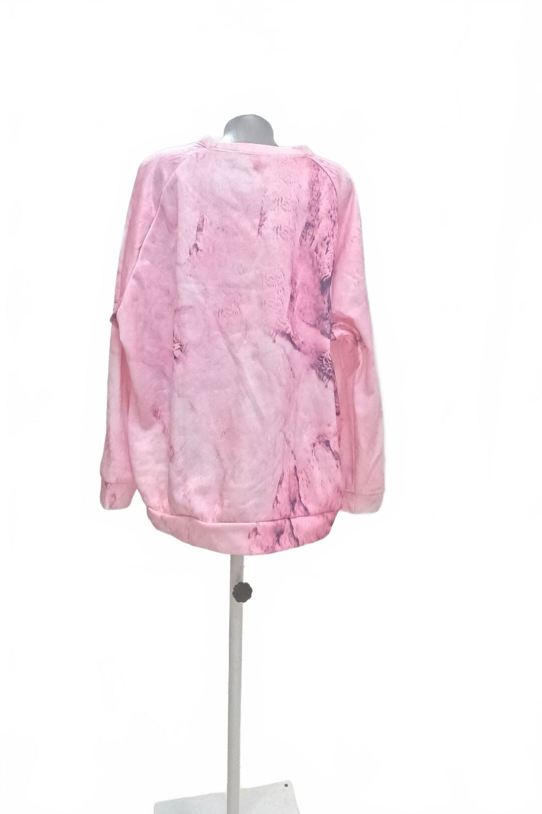 Dámská mikina Genesis s potiskem, barva vzorovaná, velikost 5XL