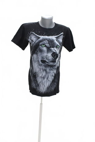 Dámske tričko Genesis s potlačou, farba čierna, veľkosť 34