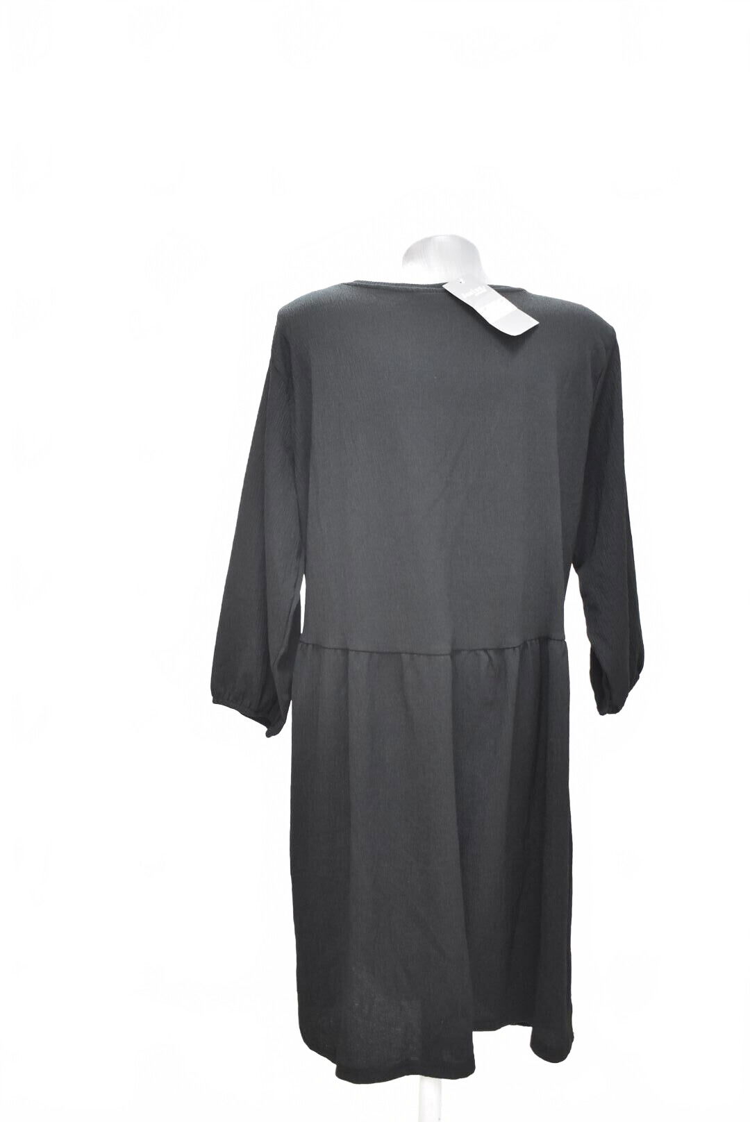 Dámske šaty Janina, farba čierna, veľkosť 48