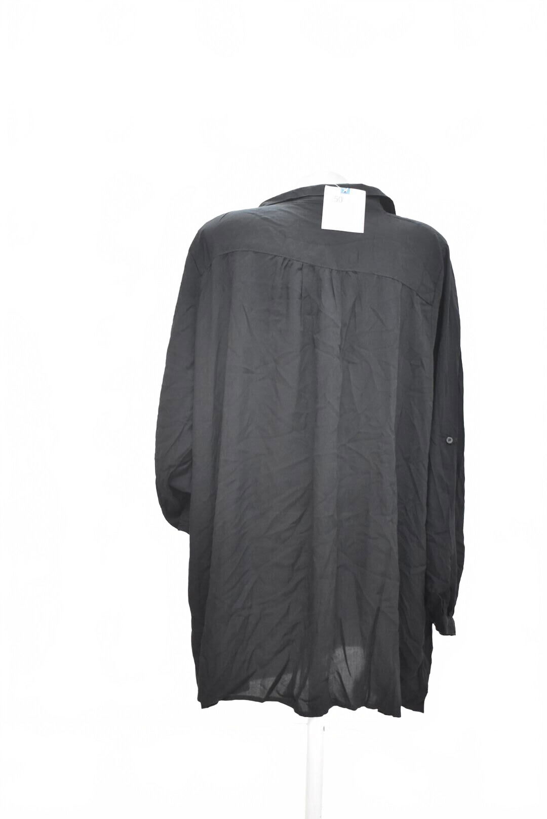 Dámske tričko Janina bez potlače, farba čierna, veľkosť 50