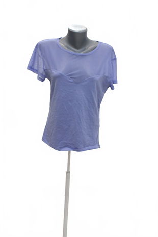Dámske tričko Terranova bez potlače, farba fialová, veľkosť XL
