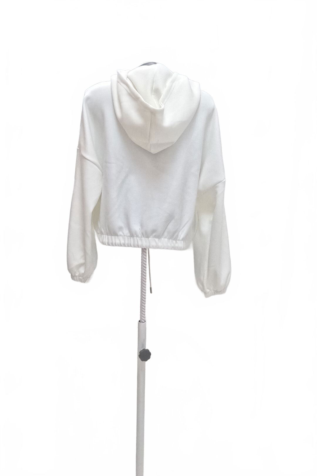 Dámska mikina Only bez potlače, farba biela, veľkosť L