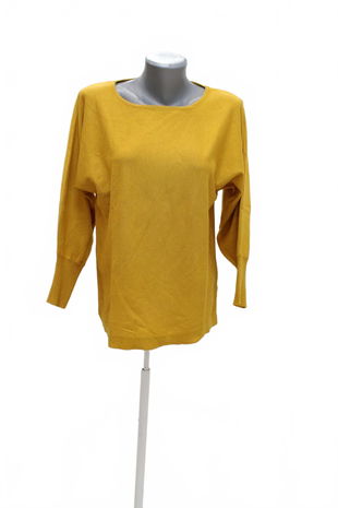 Dámske tričko Janina bez potlače, farba žltá, veľkosť S