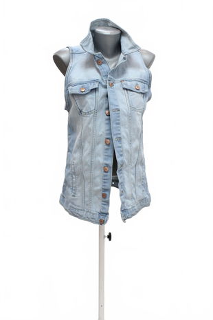 Dámska vesta H&M, farba denim, veľkosť 38