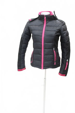 Dievčenská bunda Genesis, farba čierna, veľkosť 158