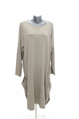 Dámské šaty Bpc Bonprix Collection, barva šedá, velikost 48