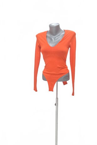 Dámske body H&M, farba oranžová, veľkosť XS