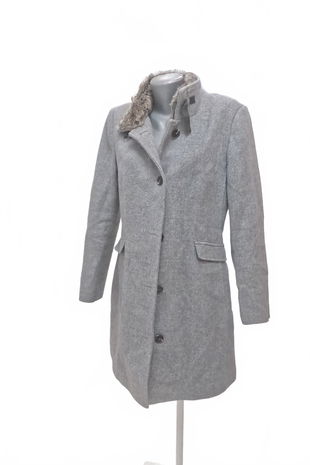 Dámsky zimný kabát Montego, farba sivá, veľkosť 40