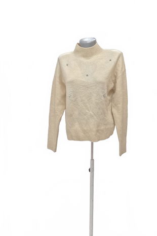 Dámsky sveter New Look, farba béžová, veľkosť S