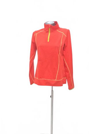 Dámska mikina Crivit bez potlače, farba červená, veľkosť M