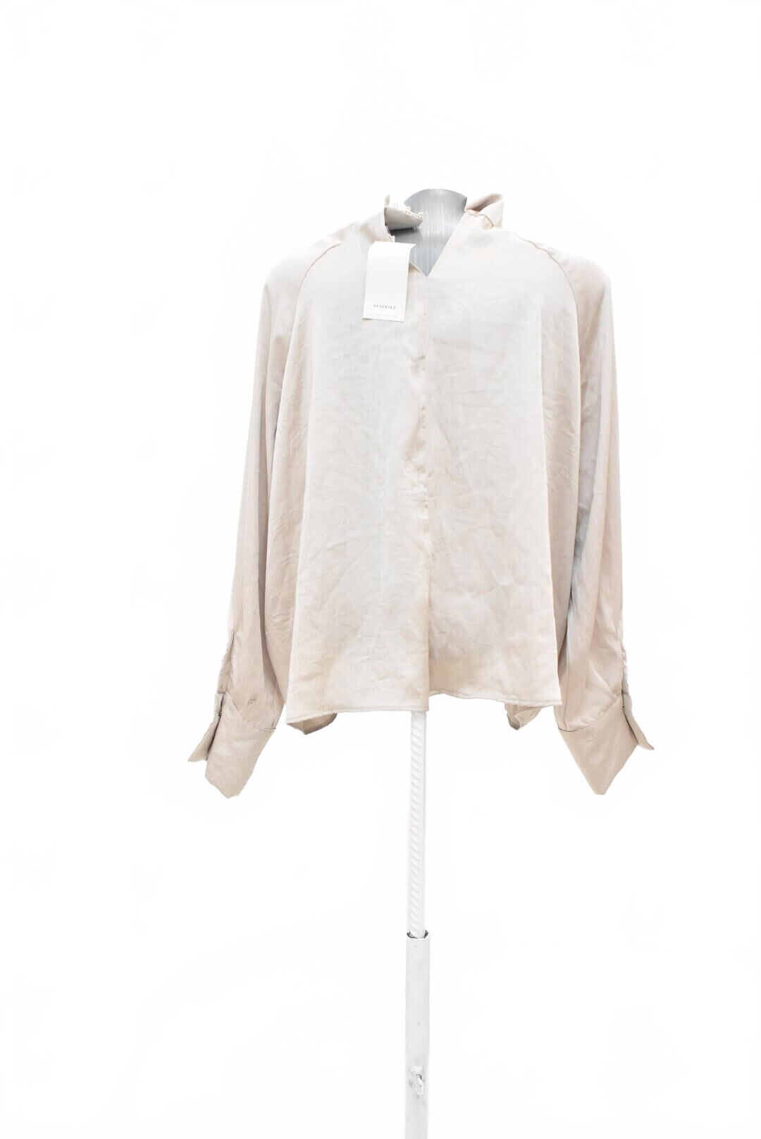 Dámska blúzka Reserved, farba béžová, veľkosť S