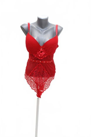 Dámske body Genesis, farba červená, veľkosť L