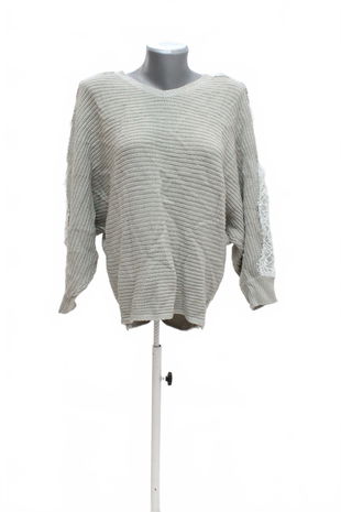 Dámsky sveter Shein, farba sivá, veľkosť L