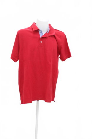 Pánske tričko Livergy bez potlače, farba červená, veľkosť 56