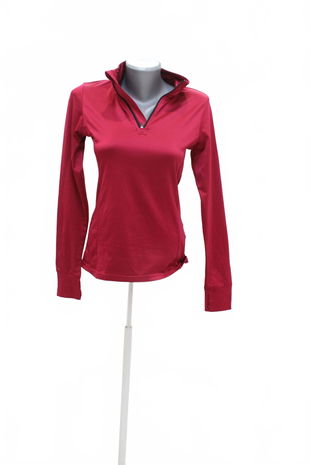 Dámska mikina Crivit bez potlače, farba ružová, veľkosť 36