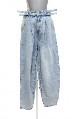 Dámske nohavice Cropp, farba denim, veľkosť 40
