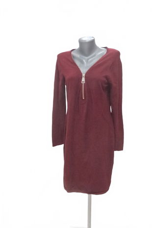 Dámske šaty Bodyflirt, farba bordó, veľkosť L