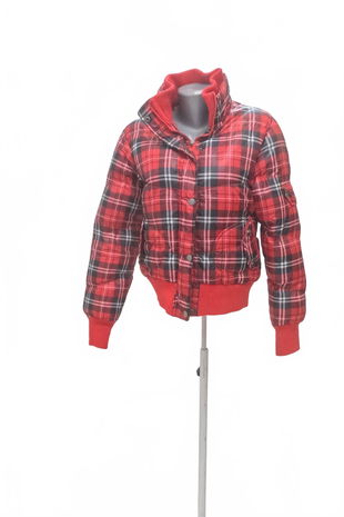 Dámska zimná bunda Amisu, farba vzorovaná, veľkosť 38