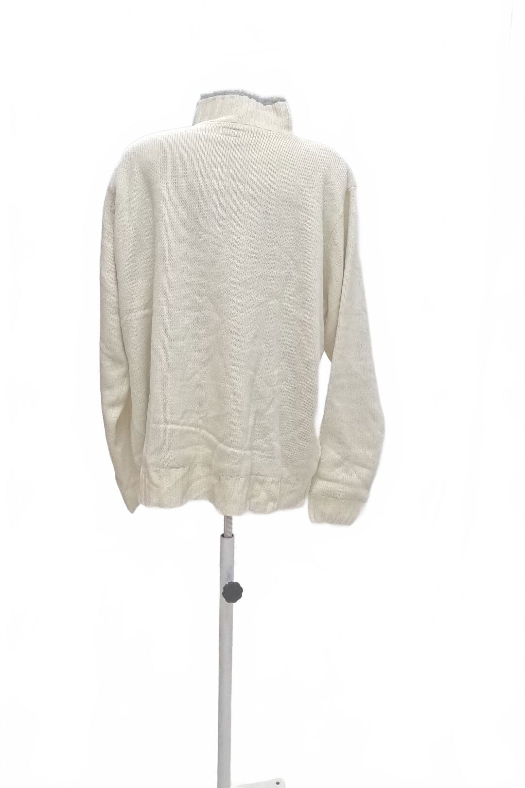 Dámsky sveter Atlas For Women, farba biela, veľkosť 3XL