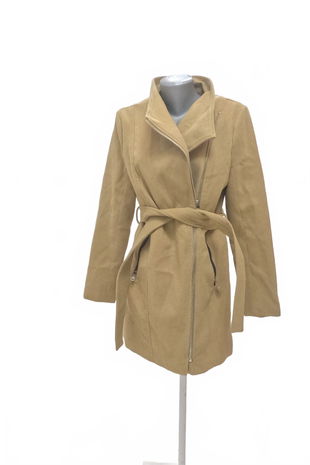 Dámsky kabát Fisherfield, farba hnedá, veľkosť M