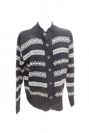 Pánský svetr Genesis, barva vzorovaná, velikost XL