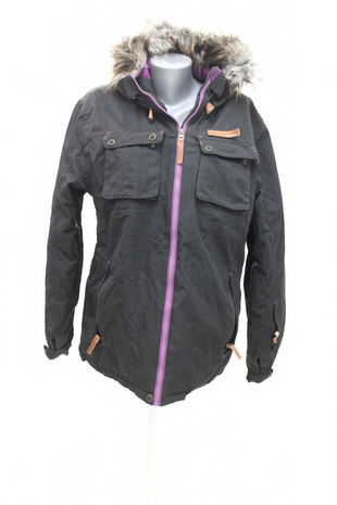 Dámská zimní bunda Genesis, barva černá, velikost 46