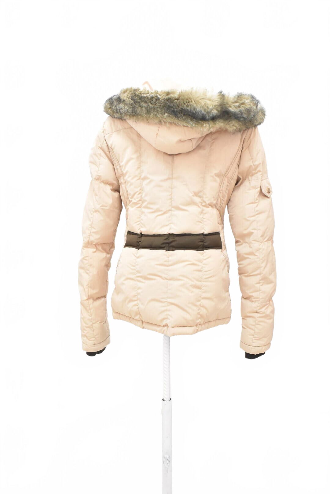 Dámska zimná bunda Gate, farba béžová, veľkosť 38