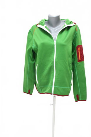 Dámská mikina Genesis bez potisku, barva zelená, velikost 2XL