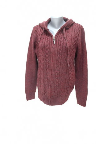 Dámska mikina Genesis bez potlače, farba bordó, veľkosť M