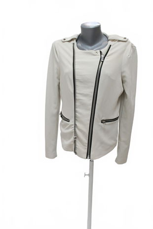 Dámska bunda Amisu, farba béžová, veľkosť 42