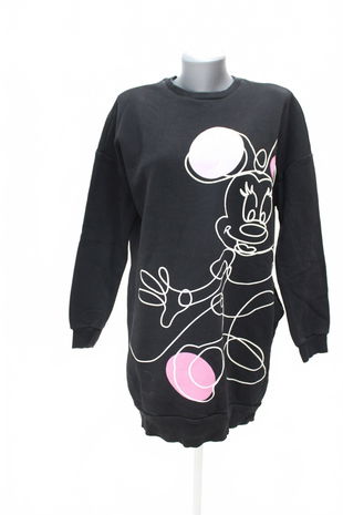 Dámska mikina Mohito s potlačou, farba čierna, veľkosť S