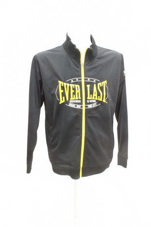 Pánska mikina Everlast s potlačou, farba čierna, veľkosť M