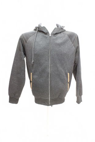 Pánská mikina Genesis bez potisku, barva šedá, velikost M