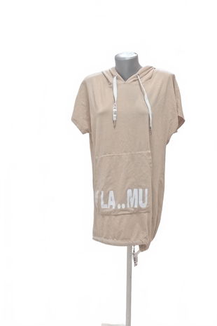 Dámské tričko Genesis s potiskem, barva béžová, velikost XL