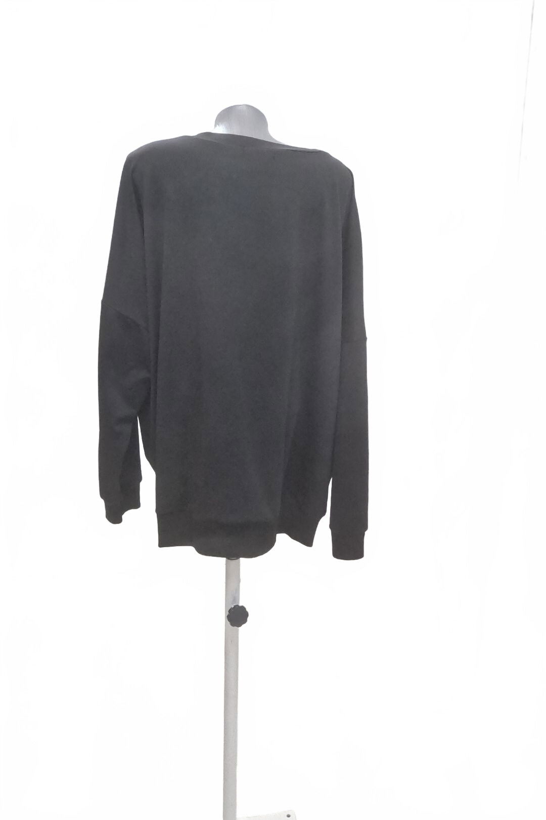 Dámska mikina Shein s potlačou, farba čierna, veľkosť 3XL