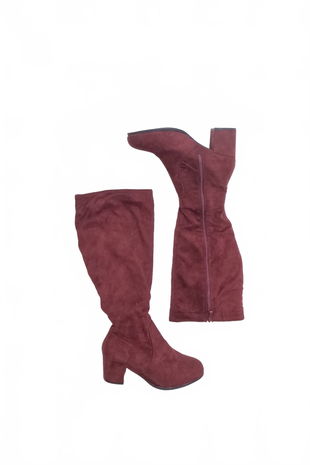 Dámské zimní boty Genesis, barva bordó, velikost 38