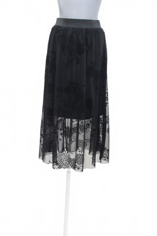 Dámska sukňa Stradivarius, farba čierna, veľkosť S