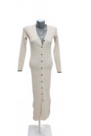 Dámske šaty Mohito, farba béžová, veľkosť M