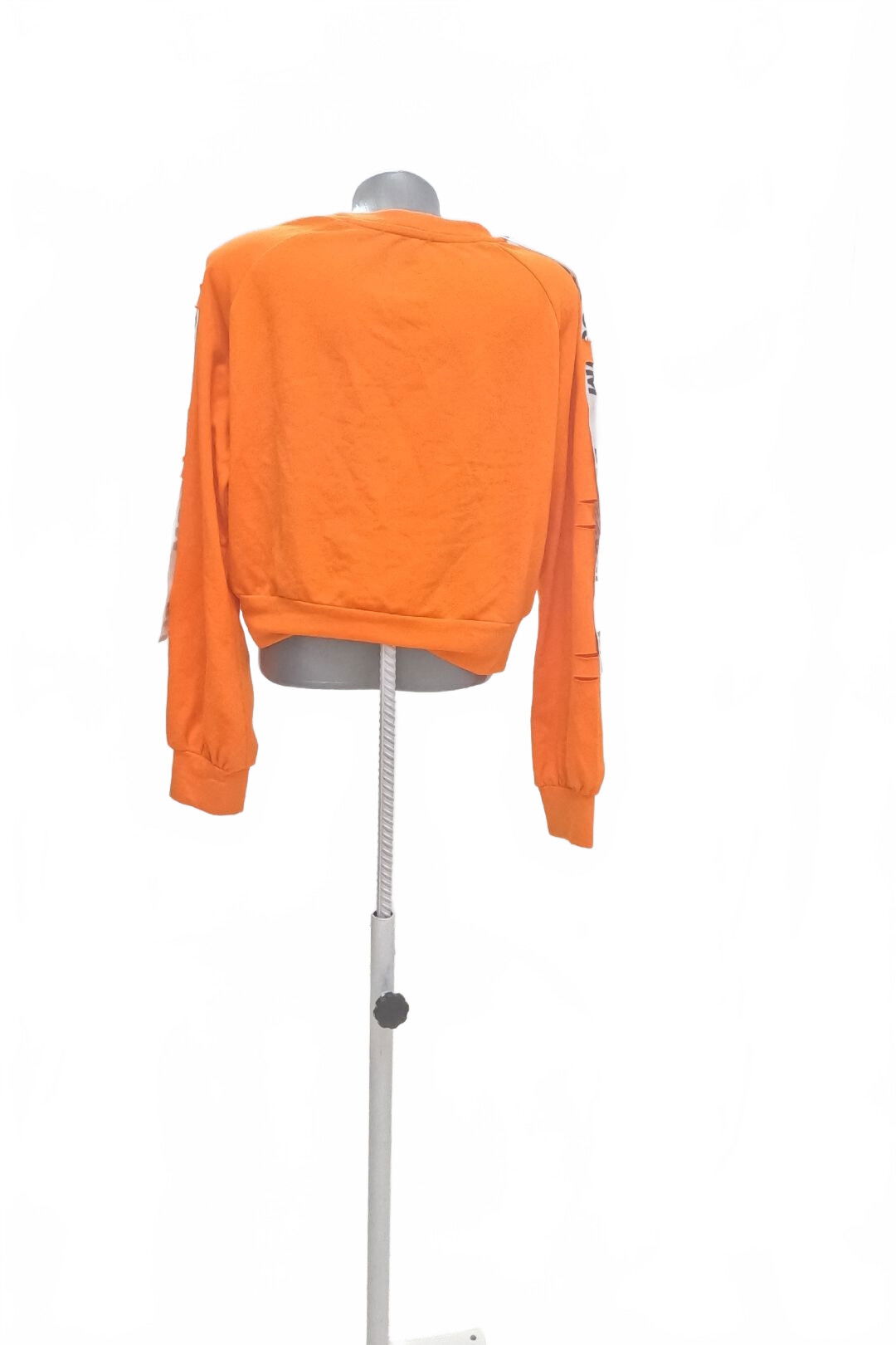 Dámska mikina Mshll Girl s potlačou, farba oranžová, veľkosť M