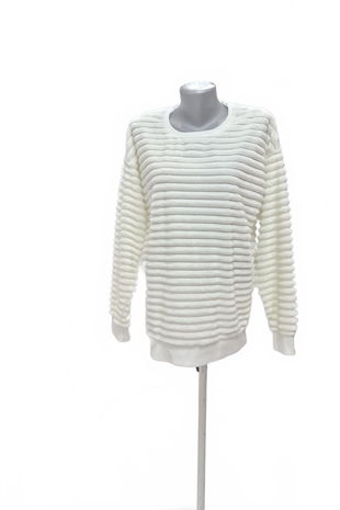 Dámska mikina Beloved bez potlače, farba biela, veľkosť L